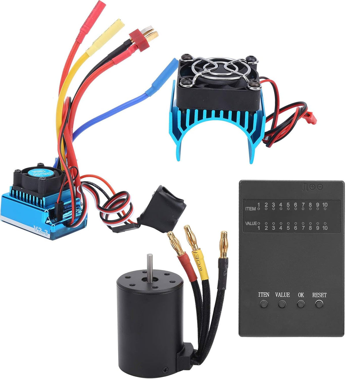 3650 Motor 2300KV 120A Brushless ESC RC Drive System Set I437762