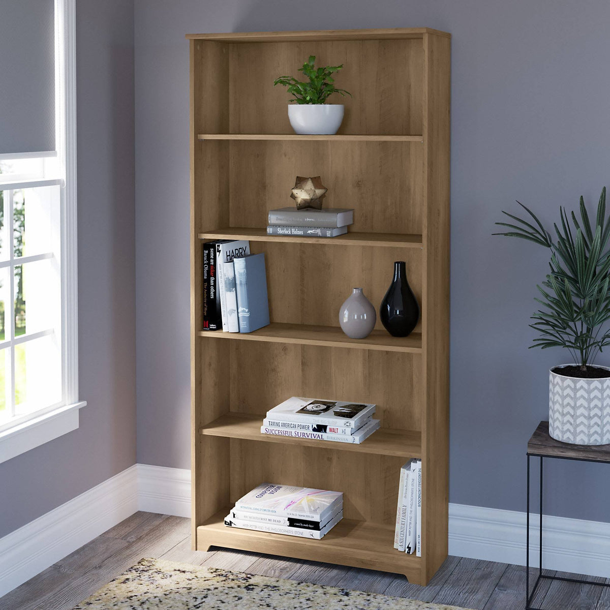 Tall 5 Shelf Bookcase R49232