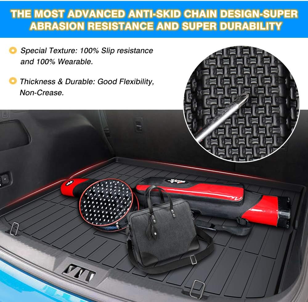 Custom Fit Cargo Liner Trunk Mat Pack of 2 W3049