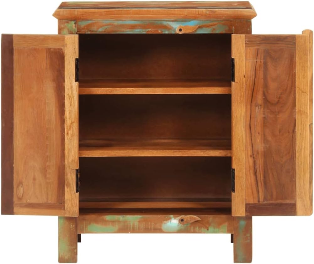 Solid Wood Sideboard with 2 Doors B8451