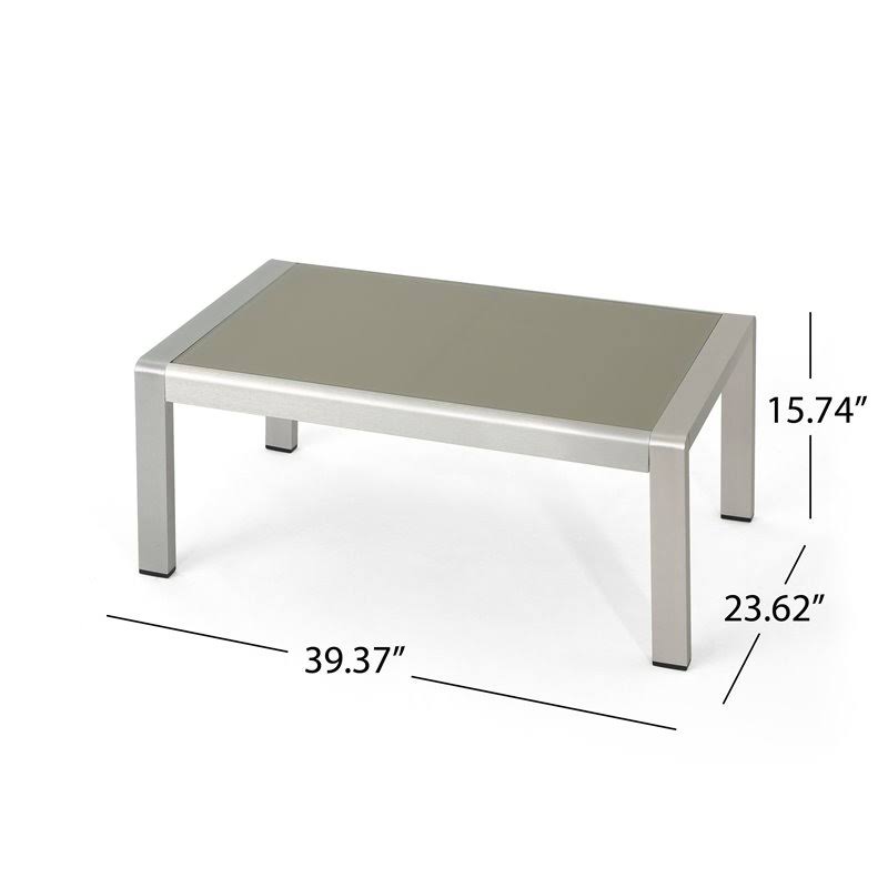 11 Seater Aluminum U-Shaped Sofa Sectional P7346