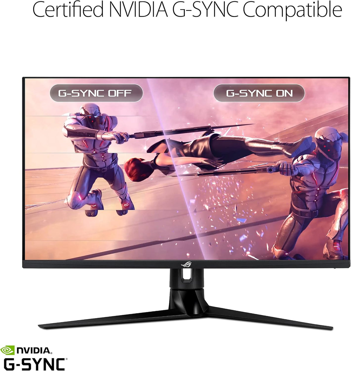32” 4K HDR 144Hz Gaming Monitor, UHD (3840 x 2160), IPS, 1ms, G-SYNC Compatible, DisplayPort, USB A488021