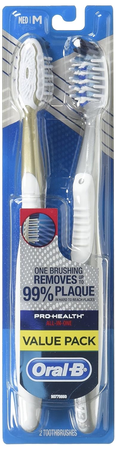 Medium Toothbrush, 2 Count S4543