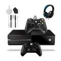 Pre-Owned Xbox One 500GB Gaming Console Black with 2 Controller Headset Cleaning Kit P1418