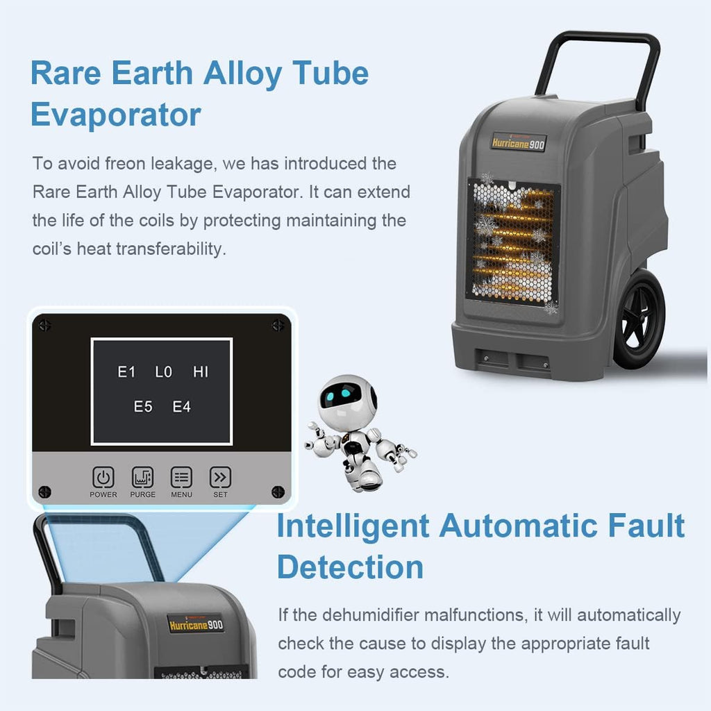 190 PPD Commercial and Industrial Dehumidifier with Pump G9101