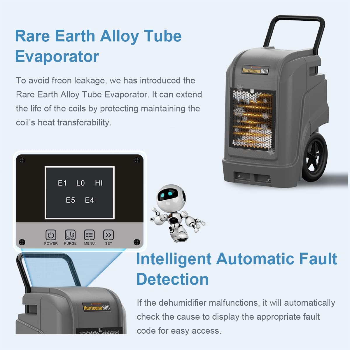 190 PPD Commercial and Industrial Dehumidifier with Pump G9101