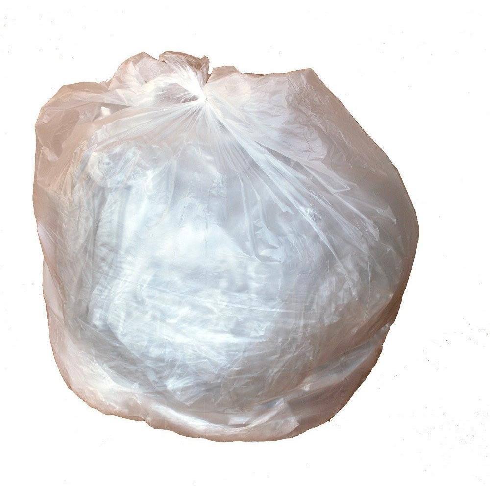 40-45 Gallon Clear 16 Micron Garbage Bags F11879
