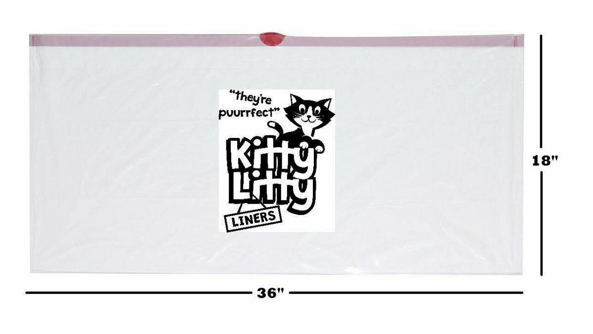 Cat Litter Box Liners 60 Count Drawstring Z5900