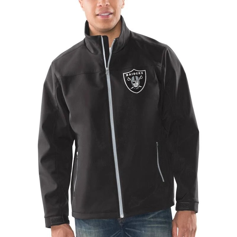 Black Full-Zip Jacket J163