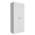 White 5-Shelf Engineered Wood Pantry Cabinet Y4229