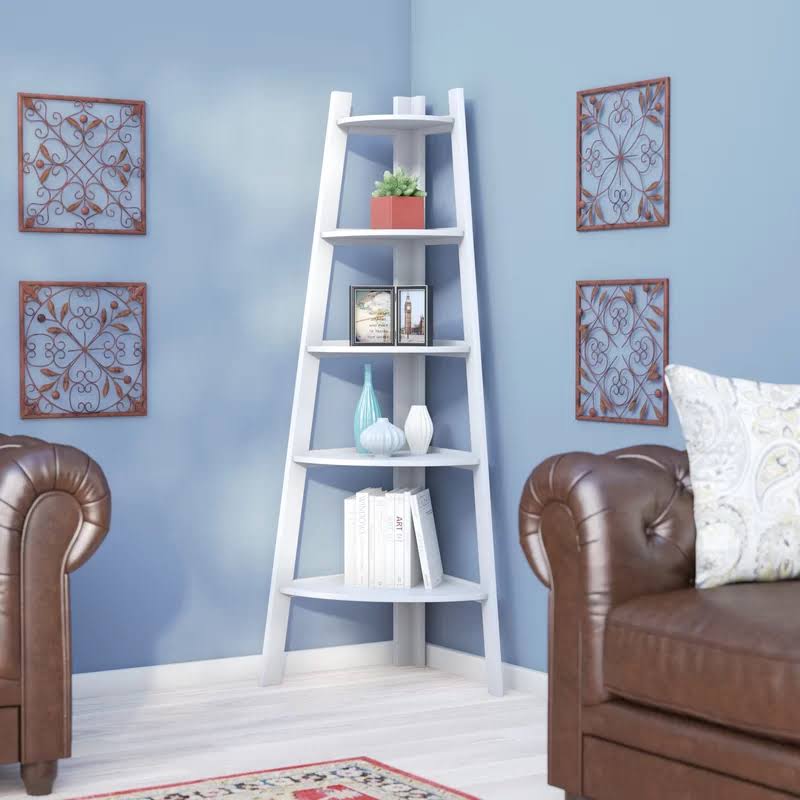 Black Corner Unit Bookcase A9559