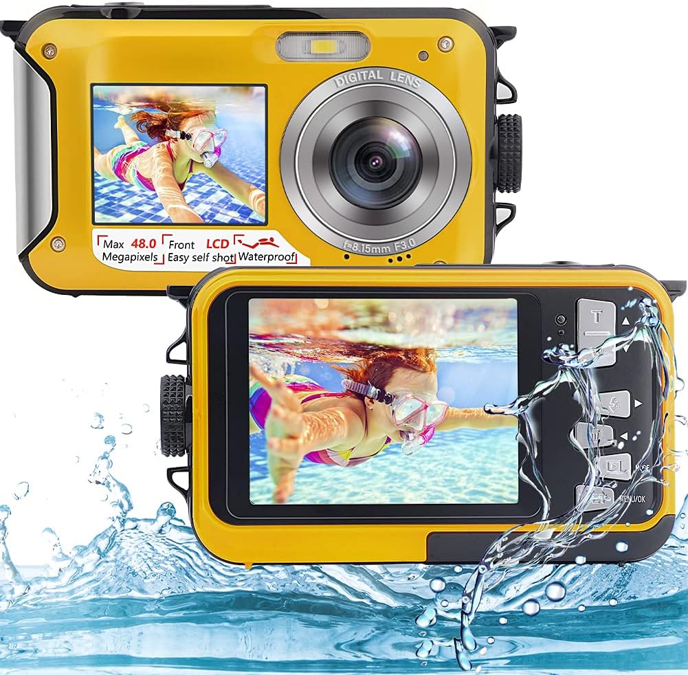 2.7K 48MP Waterproof Underwater Camera D455607