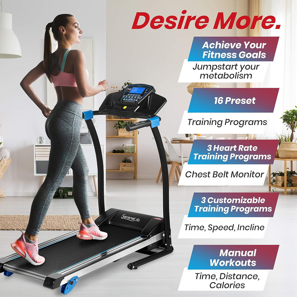 Slim Folding Electric 2.5 HP Treadmill K3767