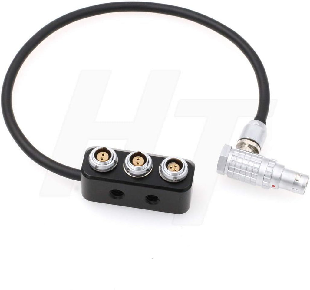 Alexa Mini Camera 7 Pin to Fischer 3 Pin and 0B 2 * 2pin Adapter Splitter Box L784223