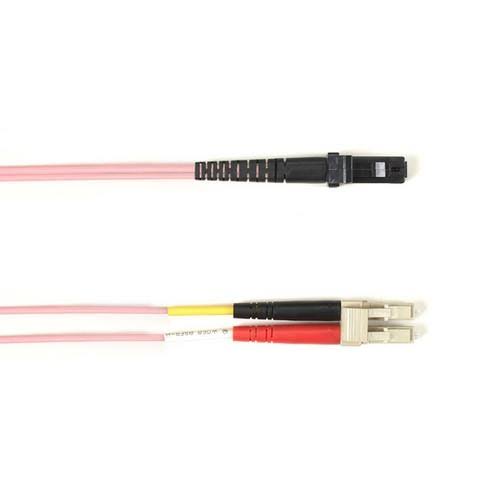 Pink Fiber Optic Cable 20-m LC-MTRJ PVC U9352