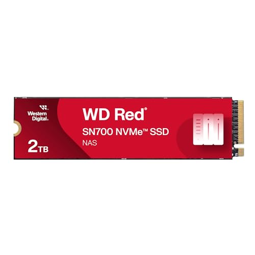 4TB WD Red SN700 NVMe Internal Solid State Drive SSD - Gen3 PCIe, M.2 2280 L456910