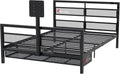Black Bed with TV Mount N2797