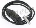 XLR 3 pin Female to 5 pin Male Audio Cable, Pack of 2 R95358
