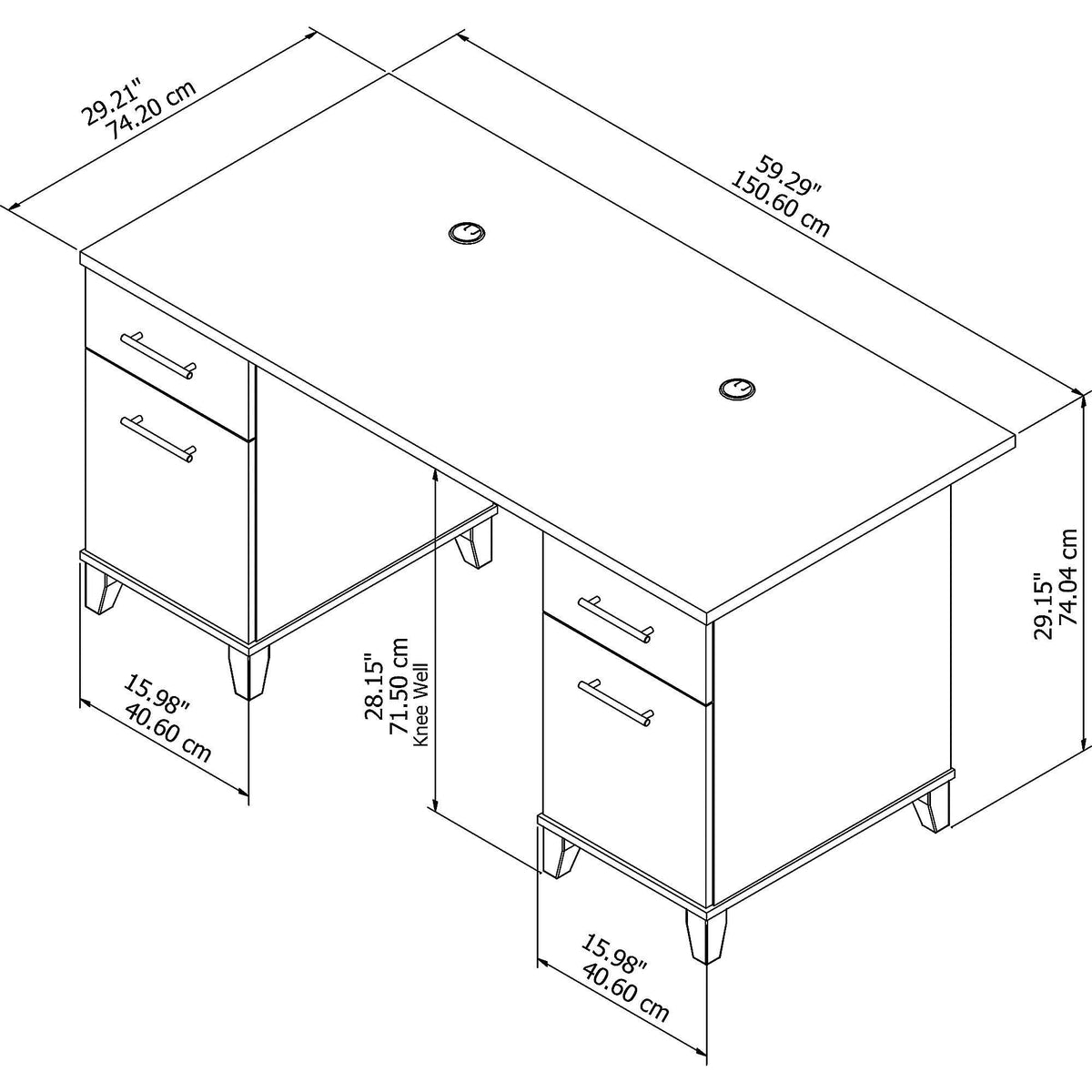 Hansen Cherry Desk N555132