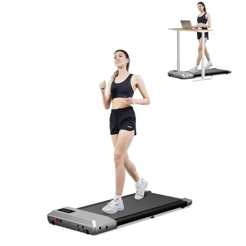 2.5Hp Ultra-Quiet Walking Pad Treadmill with Remote Control W665075