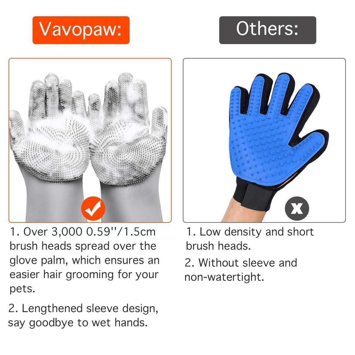 Pet Grooming Gloves F193769