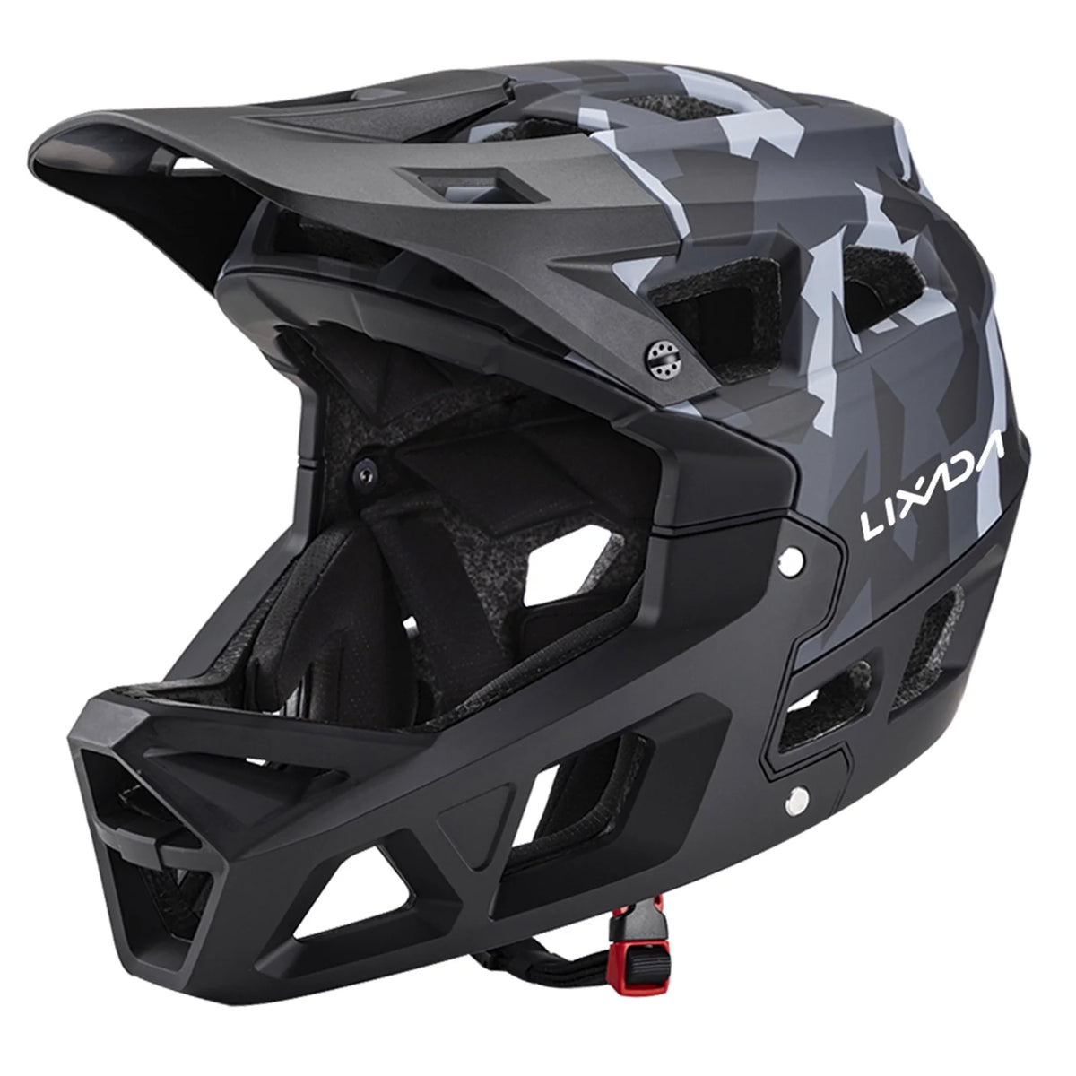 Bike Helmet With Visor Over Mtb Helmet C82583