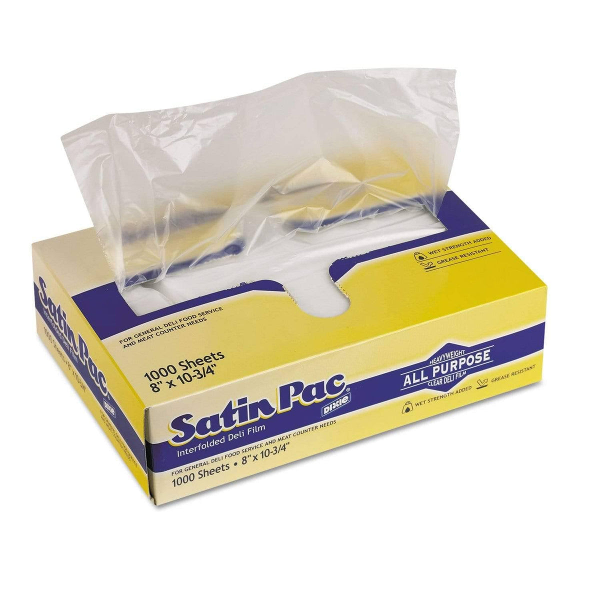 Satin-Pac High Density Poly Film Polyethylene 8 x 10 3/4 Sheets E223632