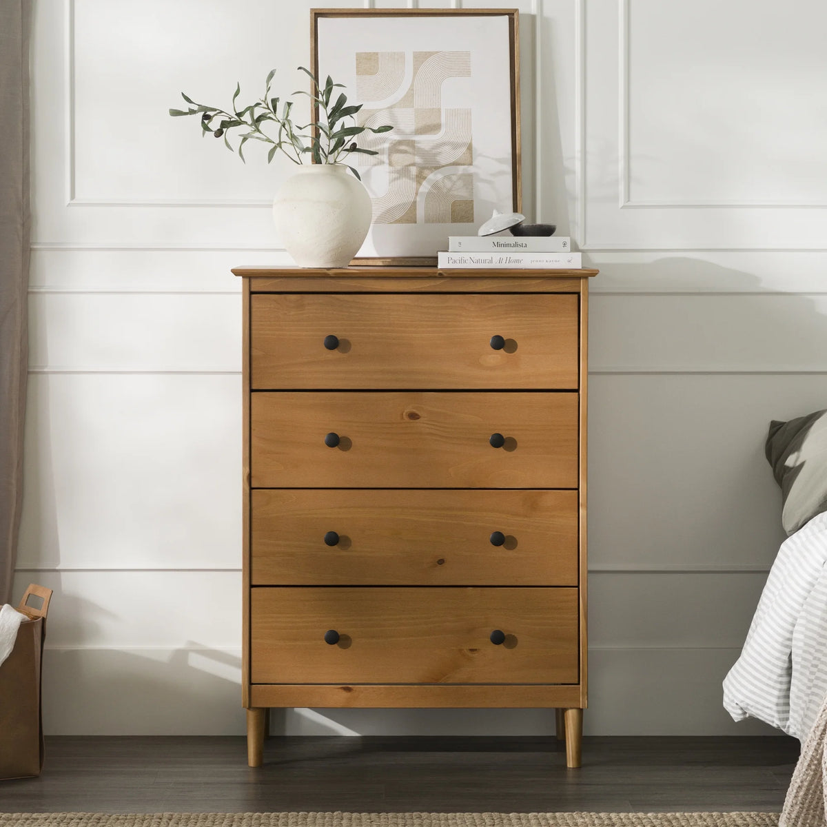 4 Drawer Solid Wood Dresser N568