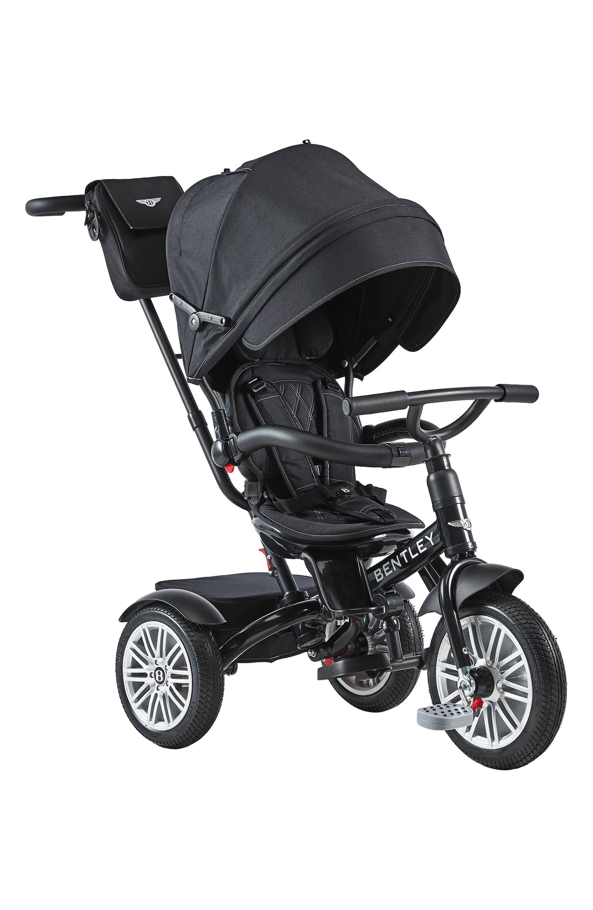 6-in-1 Baby Stroller Kids Trike Onyx Black C6204