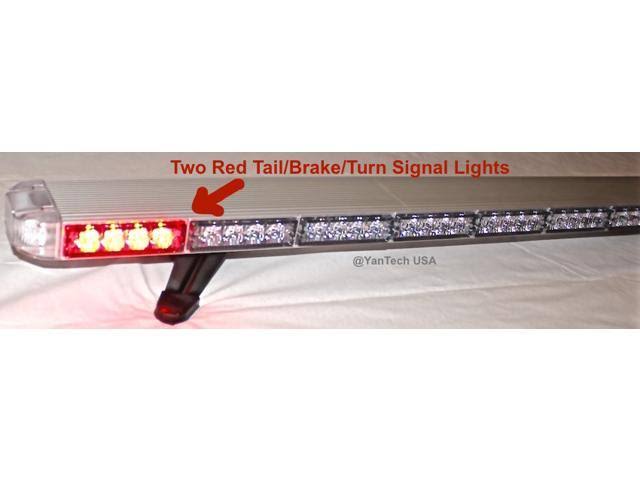 Amber Clear LED Light Bar X645