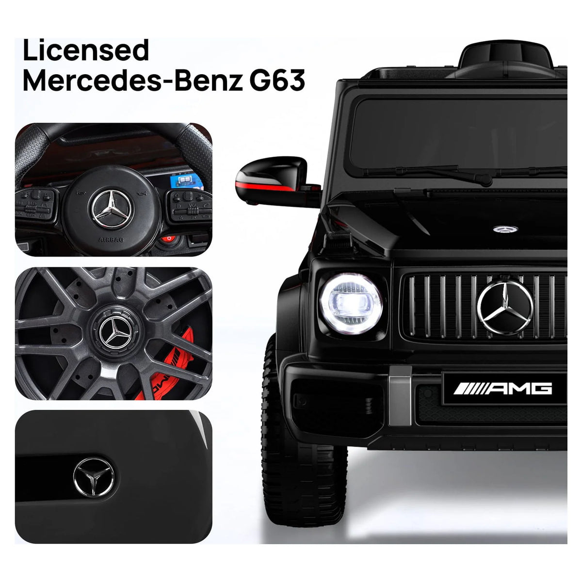 12Volt 1 Seater Powered Ride on Toy with Remote Control U7801