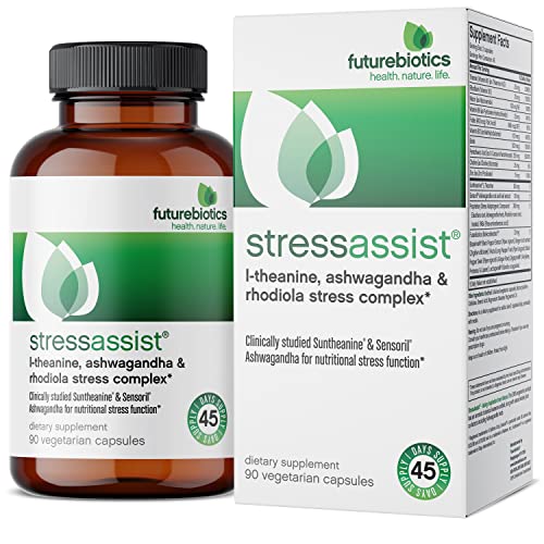 L-theanine Ashwagandha and Rhodiola Rosea 90 Vegetarian Capsules J38967