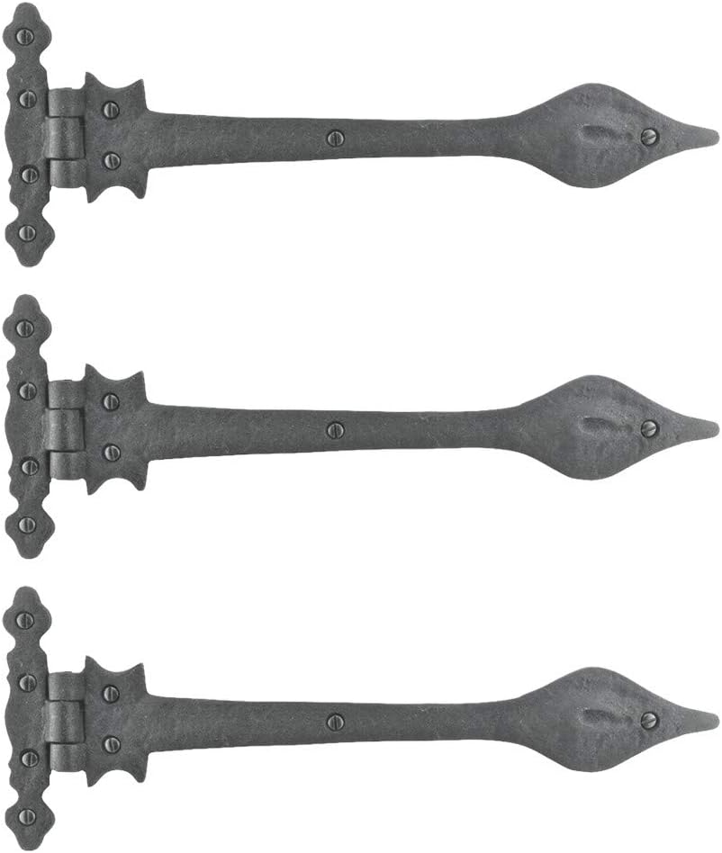 Black Wrought Iron Door Hinge 11.25 Long Pack of 4 I46928