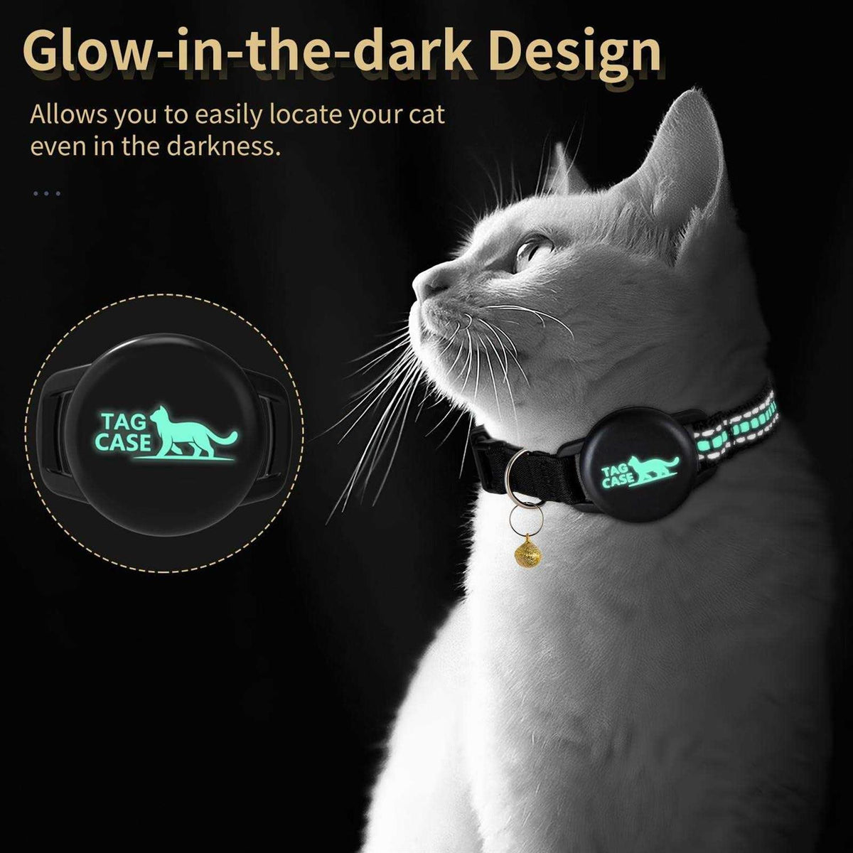 Airtag Cat Collar with Airtag Holder C118