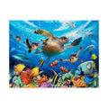 Large Turtle Canvas Art (24 in. W x 18 in. H) E7820
