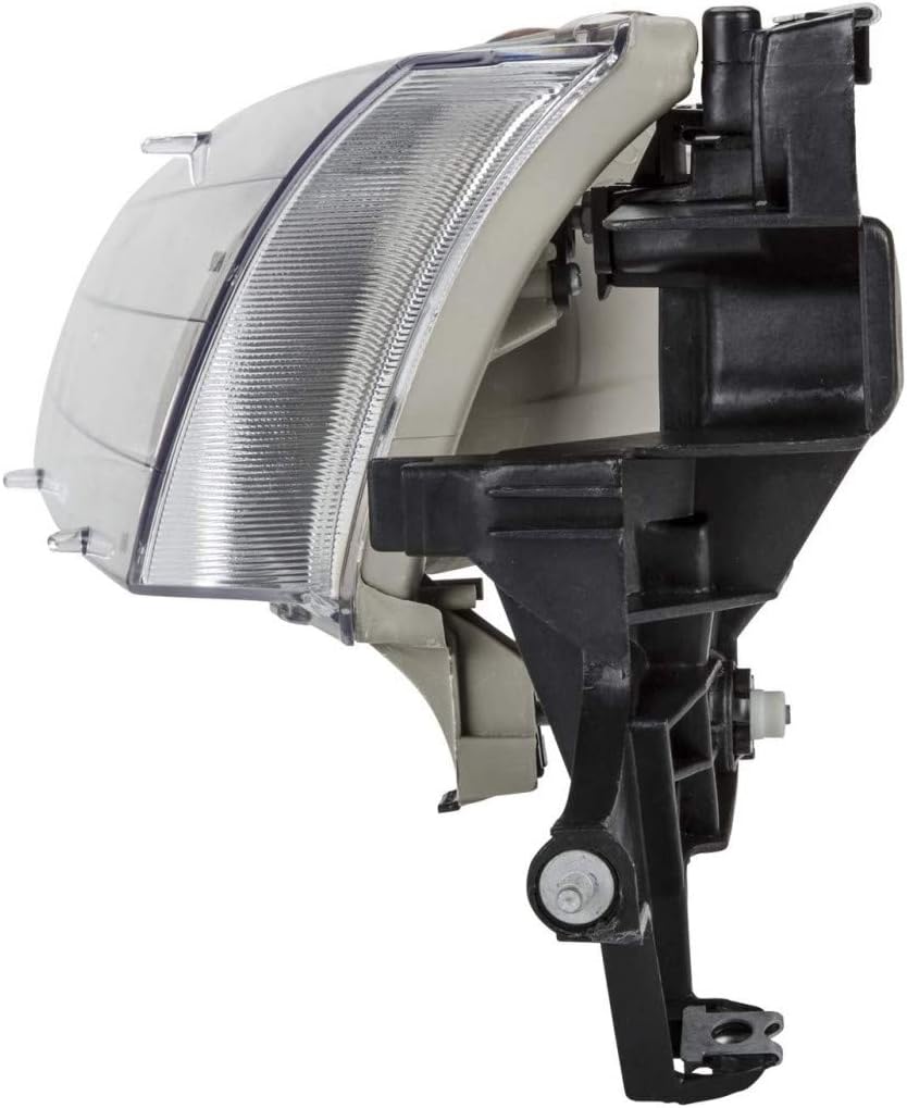 Passenger Side Headlight Assembly for Toyota Corolla 1998 1999 2000, Bulbs Included, Pack of 2 R207