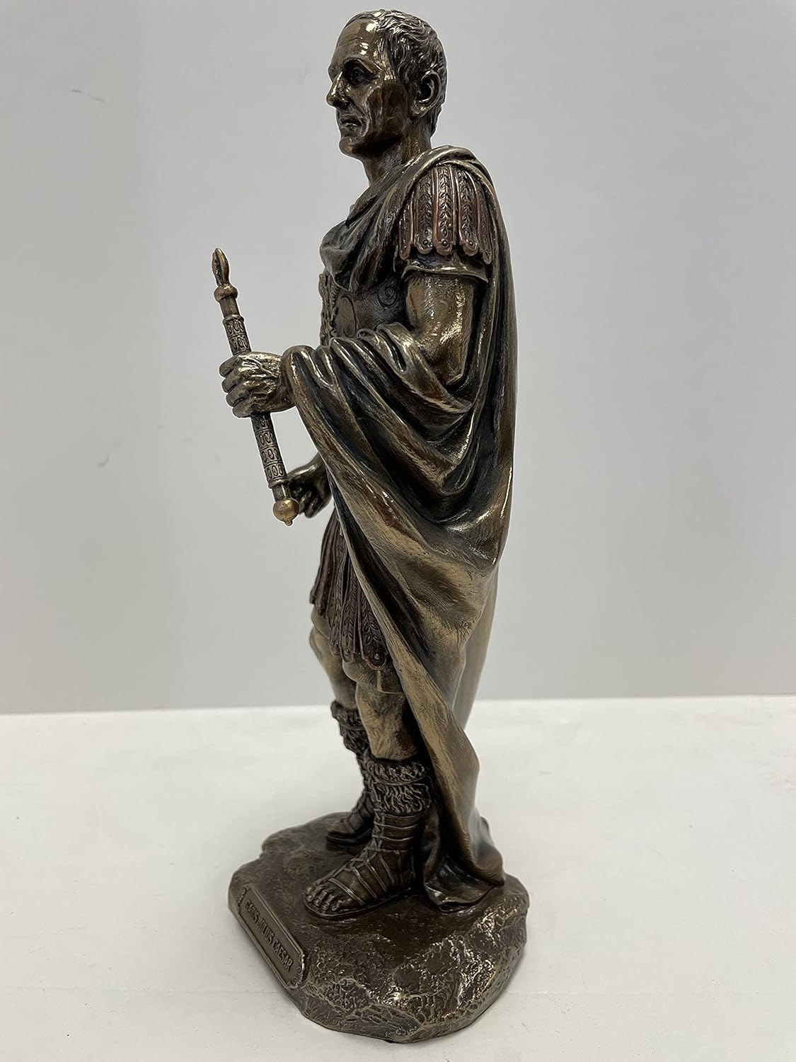 Bronze Finish Roman Military Uniform Statue K764117