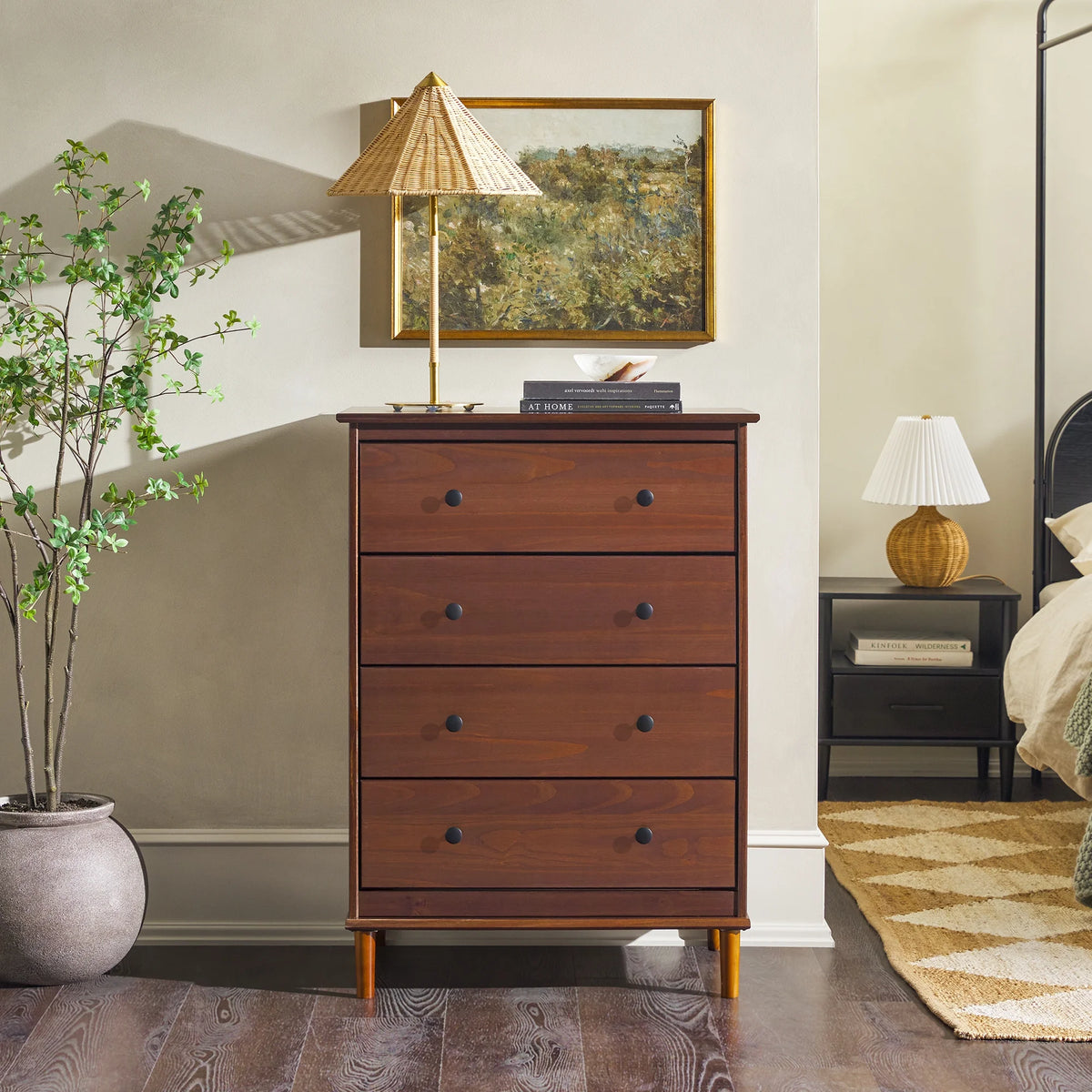 4 Drawer Solid Wood Dresser N568