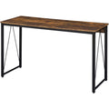 Weathered Oak and Black Wood Writing Desk N353128