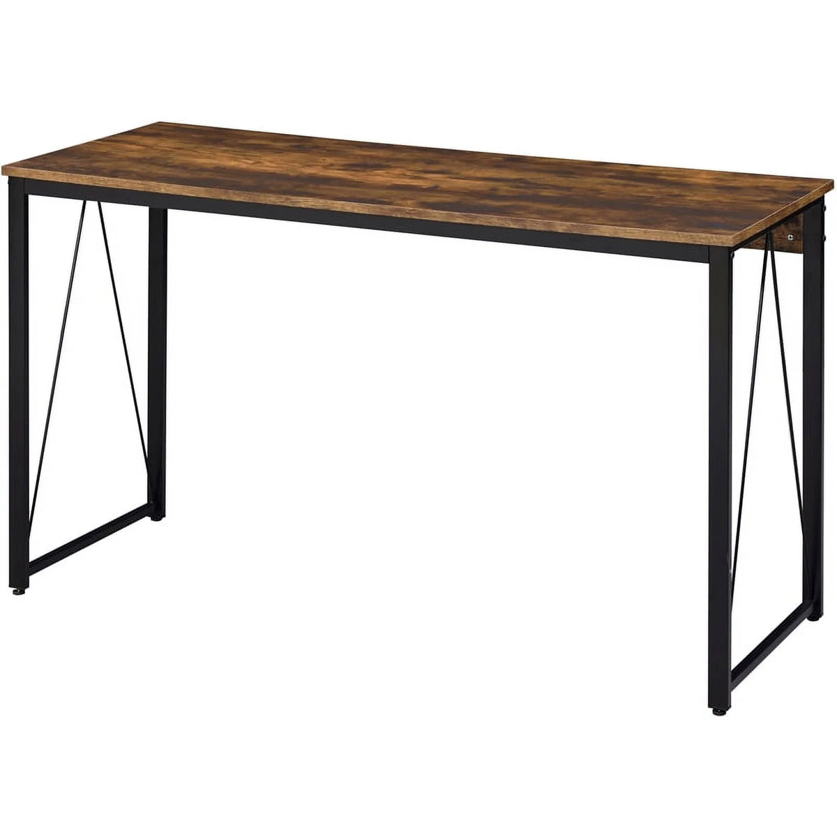 Weathered Oak and Black Wood Writing Desk N353128