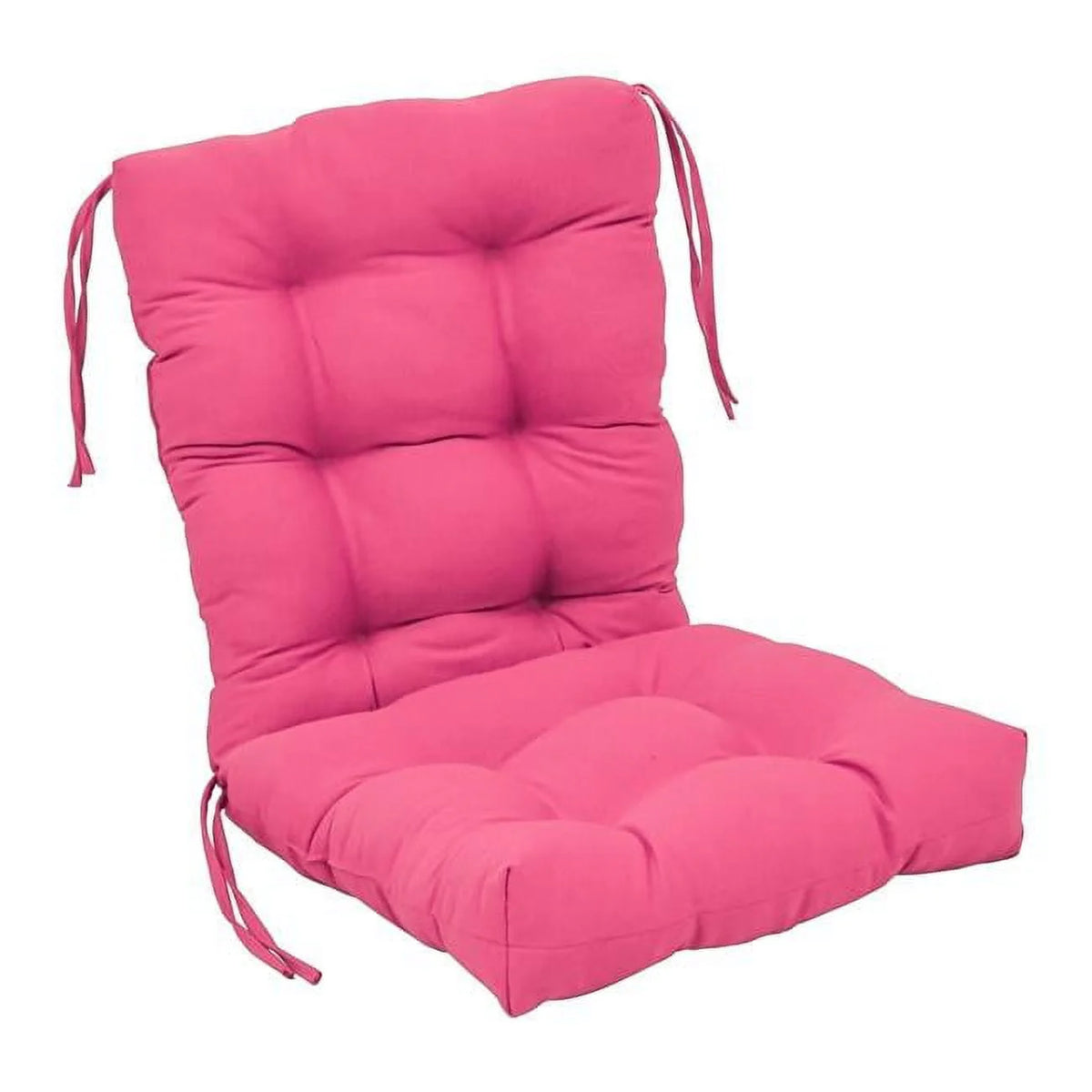 18-inch by 38-inch Solid Twill Tufted Chair Cushion A792