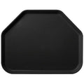 Black Glasteel Fiberglass Trapezoid Tray U757