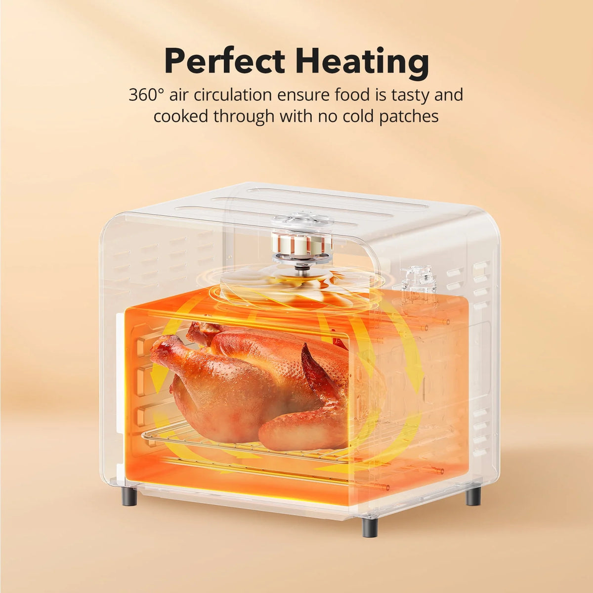 1700W 14.8 Quart 9 in 1 Air Fryer Oven K5069