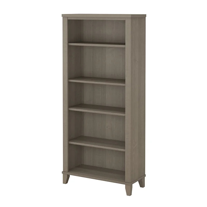 5 Shelf Bookcase in Ash Gray I8517