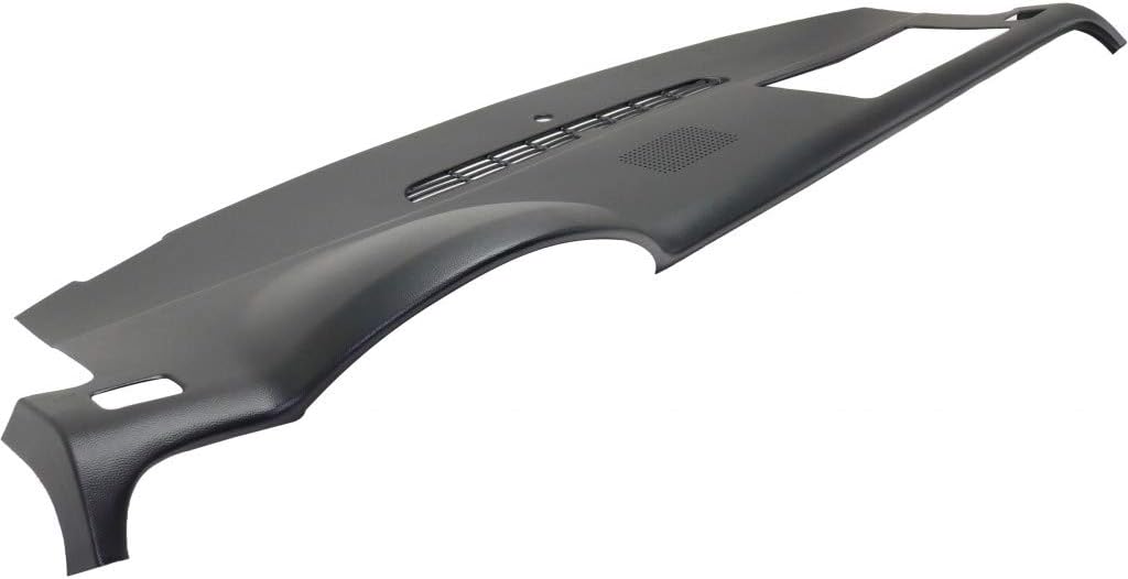 Black 1-Piece Dash Cover with Defroster Grille and Speaker Holes H7043