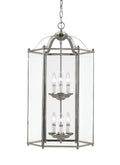 Six Light Hall / Foyer - Brushed Nickel P83423