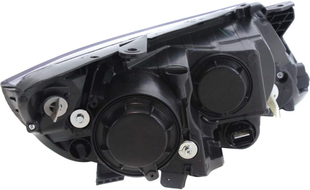 Halogen Headlight for 2011-2014 KIA Optima, Driver and Passenger Side, Unpainted, Bulbs Included D301