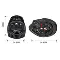 Bike Helmet With Visor Over Mtb Helmet C82583