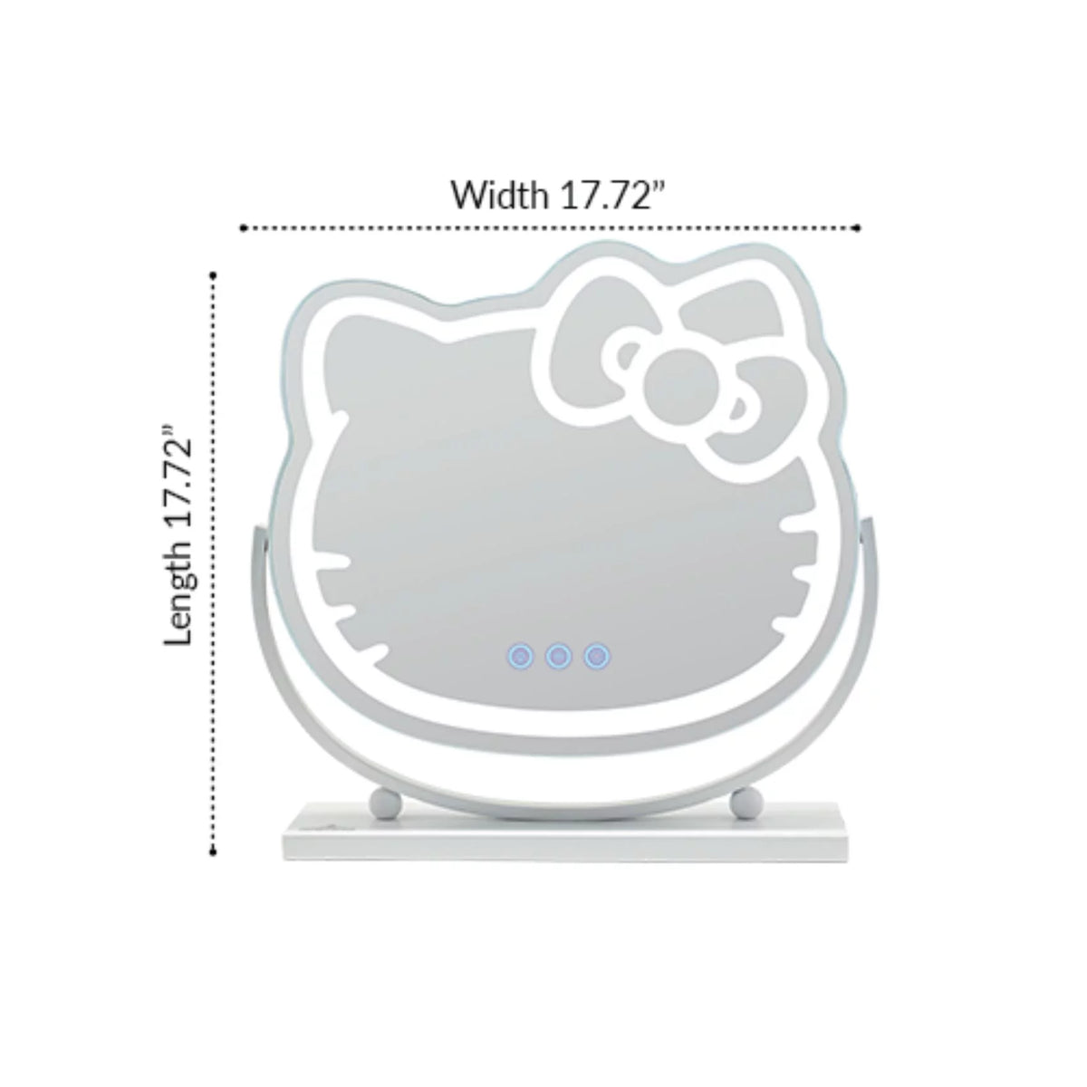 Vanity Desk Mirror with Lights and Adjustable Tilt L54711