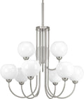 Nine-Light Chandelier, Gold X9632